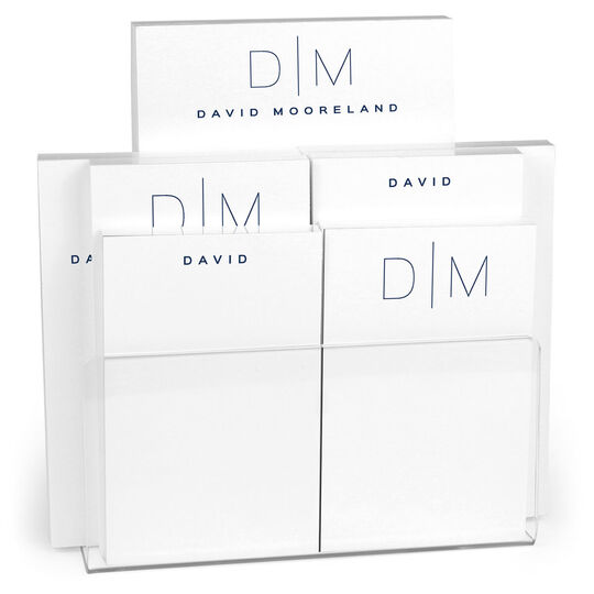 Duo Initials Notepad Set